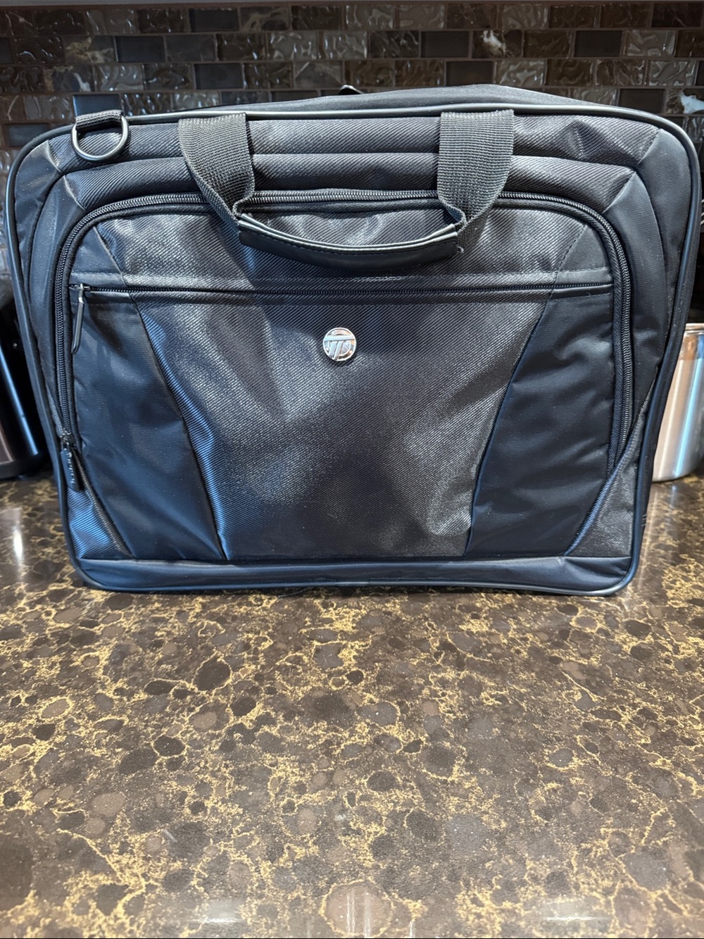 Targus 15.6” CityLite Briefcase for HP Black Business Laptop Front Organizer